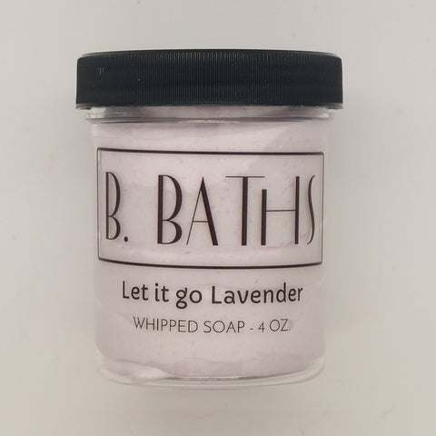 Let It Go Lavender Whipped Soap