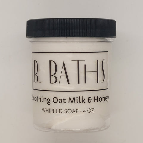 Soothing Oat Milk & Honey Whipped Soap