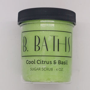 Cool Citrus & Basil Sugar Scrub